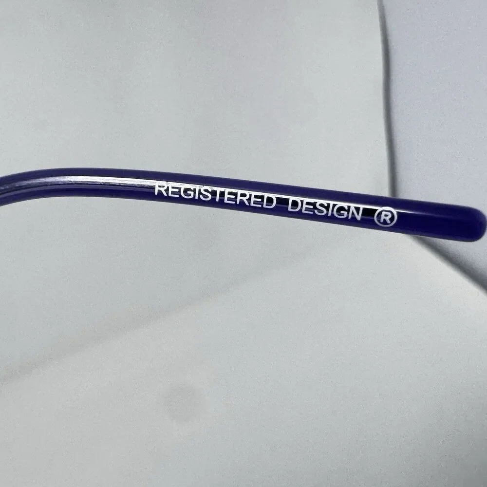 Morel Lightec 30252L 53-18-140 Eyeglass Frames Blue Bronze France